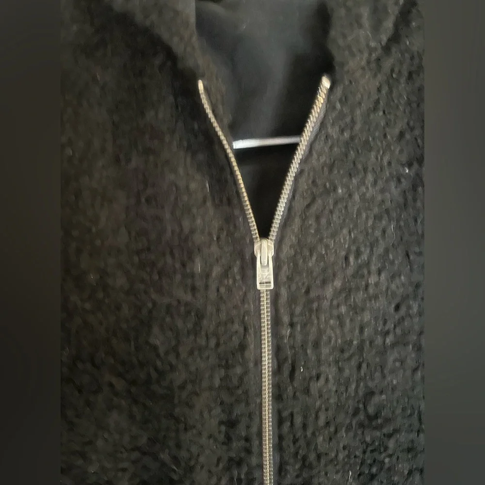 Hollister Textured Black Outerwear medium mens